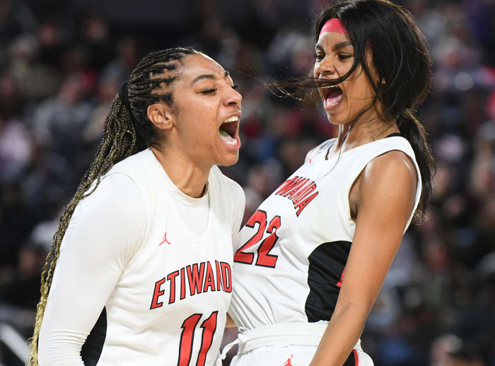 Etiwanda vs. Sierra Canyon in the CIF Southern Section Open Division girls basketball final at Cal Baptist University on Friday, Feb. 23, 2024.